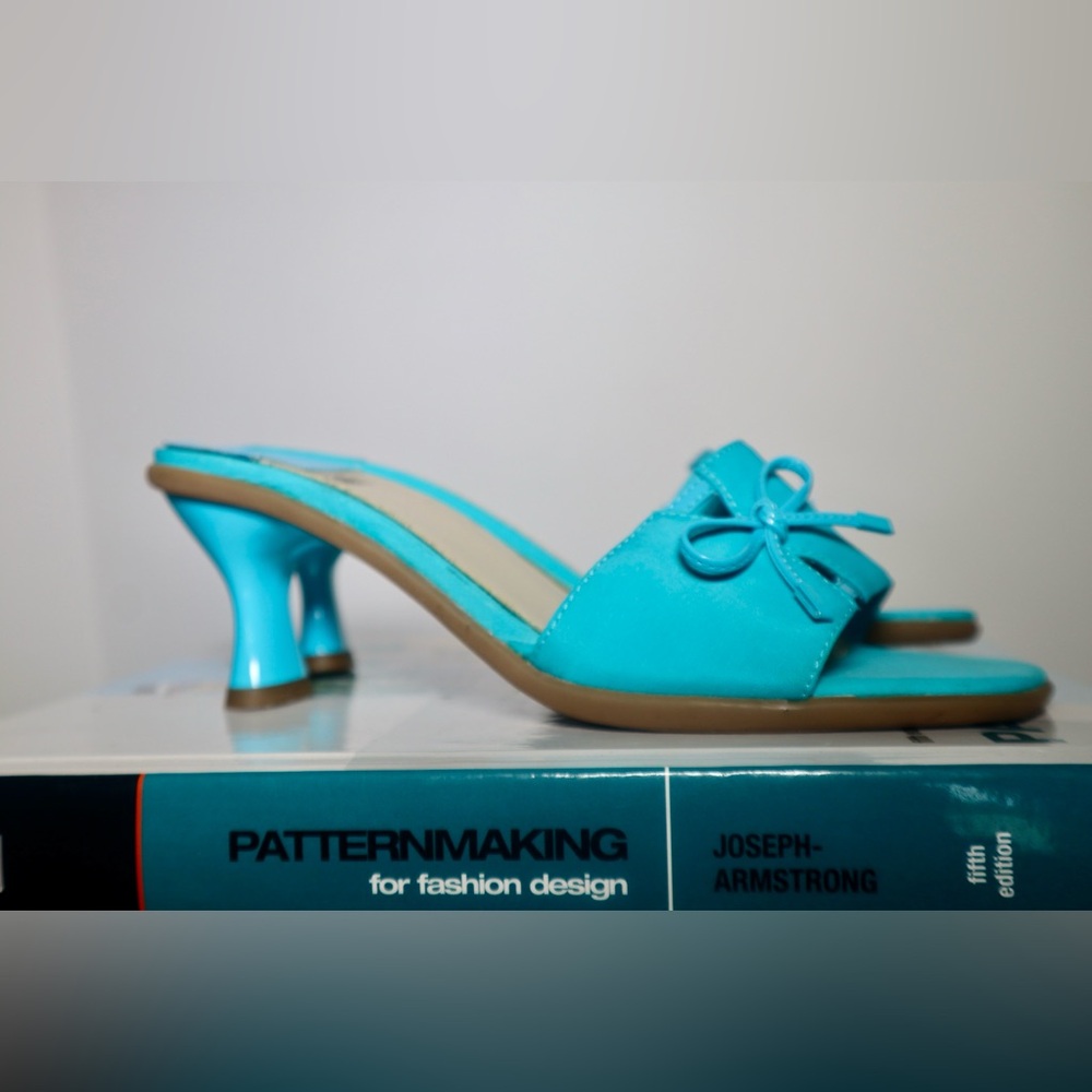 blue judith kitten heels